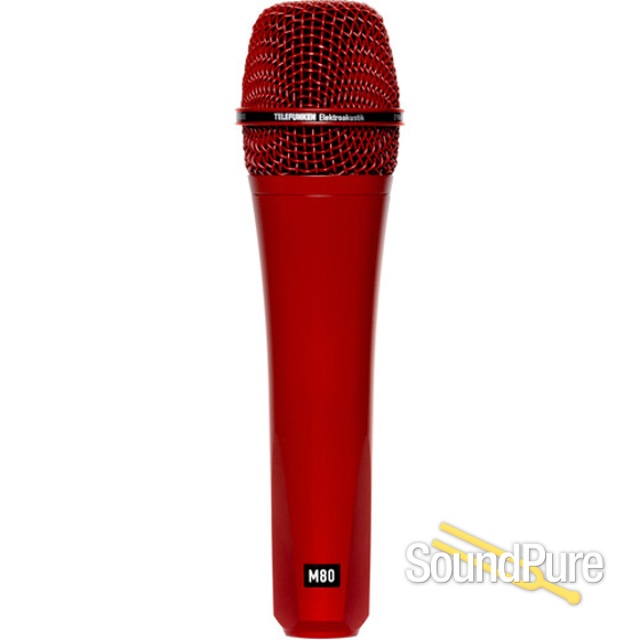 TELEFUNKEN Elektroakustik M80 Dynamic Microphone Red — image 2