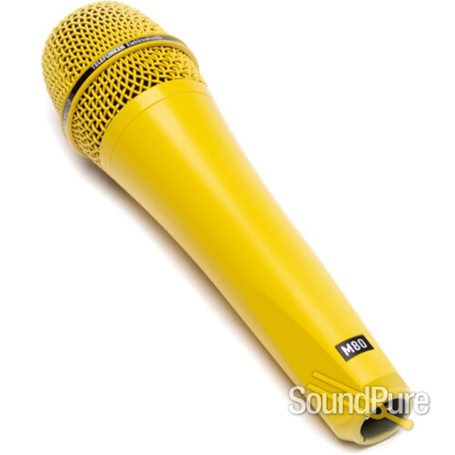 TELEFUNKEN Elektroakustik M80 Dynamic Microphone Yellow — image 2