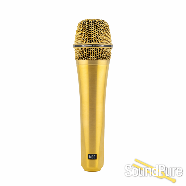 TELEFUNKEN Elektroakustik M80 Dynamic Mic Satin Gold — image 2