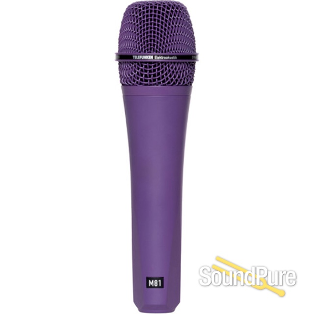 TELEFUNKEN Elektroakustik M81 Dynamic Microphone Purple — image 2