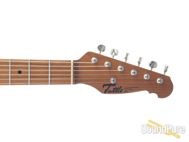 Tuttle Custom Classic T Black Electric Guitar #738 - Used — image 5
