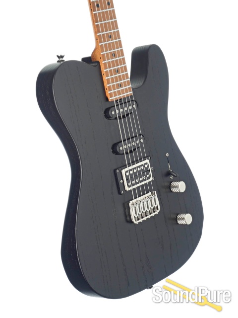 Tuttle Custom Classic T Black Electric Guitar #738 - Used — image 6