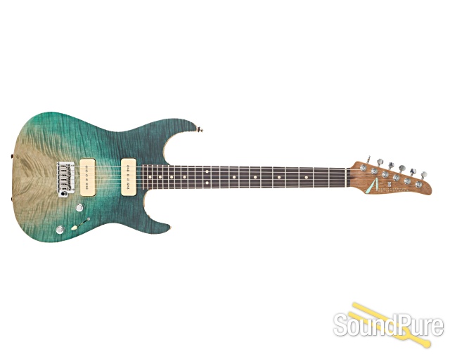 Anderson Cobra S Teal Wakesurf Guitar #01-29-24P - Used — image 2