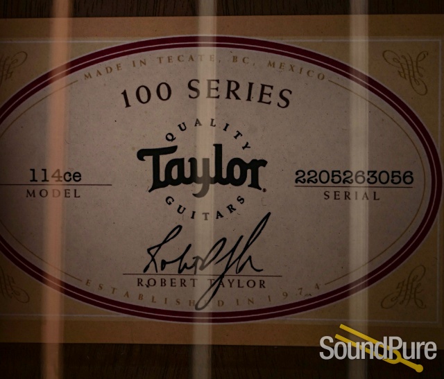 Taylor 114ce Guitar #2205263056 - Used — image 8