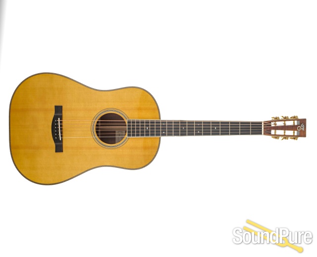 Santa Cruz DBB Baritone Euro Spruce/Koa Guitar #7824P - Used — image 5