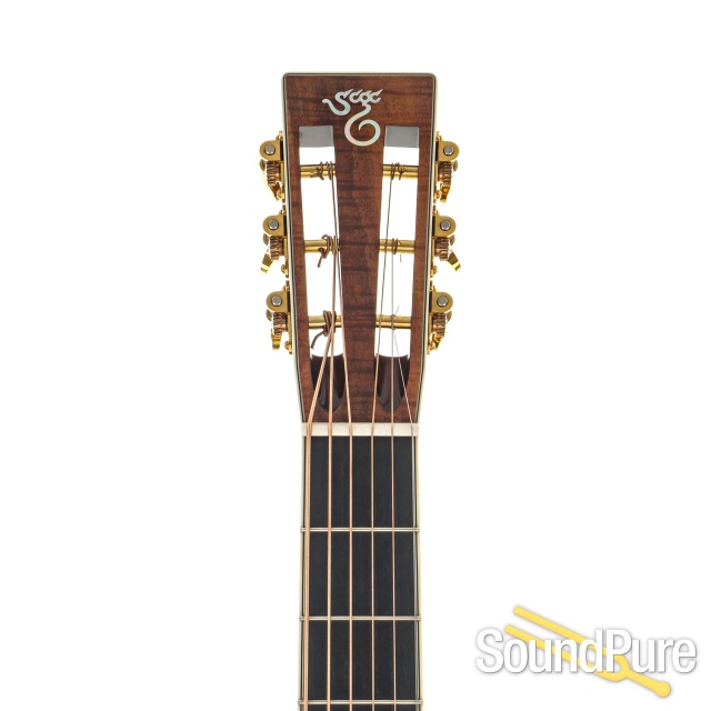 Santa Cruz DBB Baritone Euro Spruce/Koa Guitar #7824P - Used — image 9