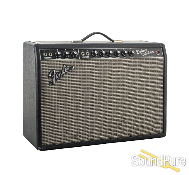 Fender '65 Deluxe Reverb Reissue Combo Amplifier - Used — image 2