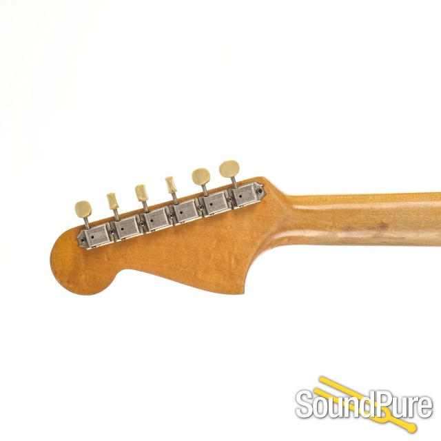 1965 Fender Mustang White Refinish Guitar #L90338 - Used — image 7