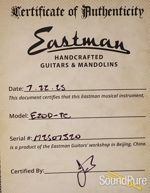 Eastman E20D-TC Guitar #M2507320 — image 5