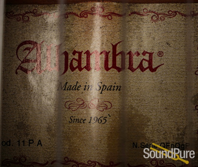 Alhambra 11P Classical Guitar #QFnQgP - Used — image 8