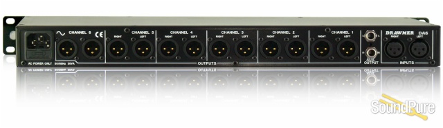 Drawmer DA6 Balanced Distribution Amplifier (6 Channel Stereo)
