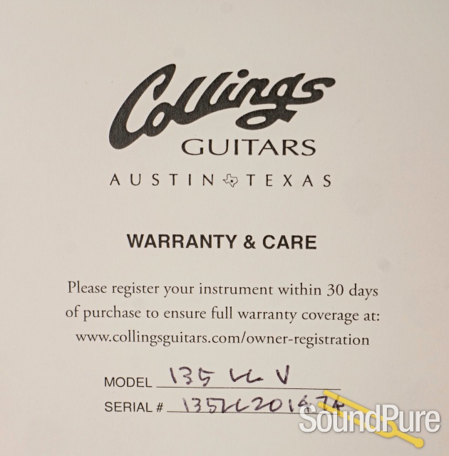 Collings I-35 LC Vintage Faded Cherry Guitar #201474 - Used — image 5