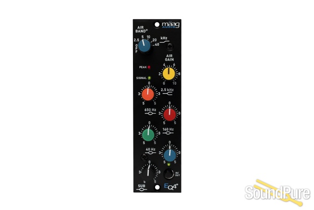 Maag Audio EQ4 MkII Black Faceplate - 500 series Equalizer