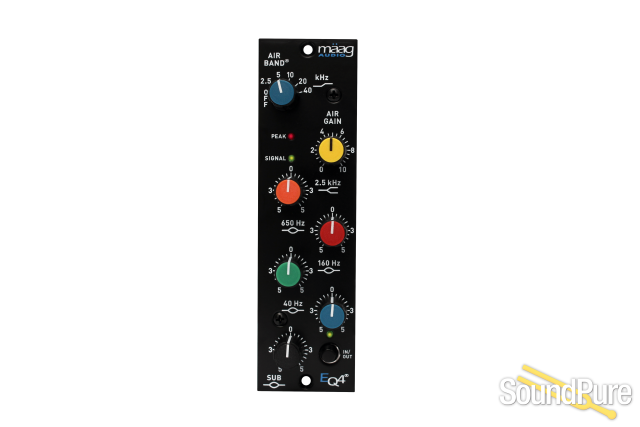 Maag Audio EQ4 MkII Black Faceplate - 500 series Equalizer — image 2