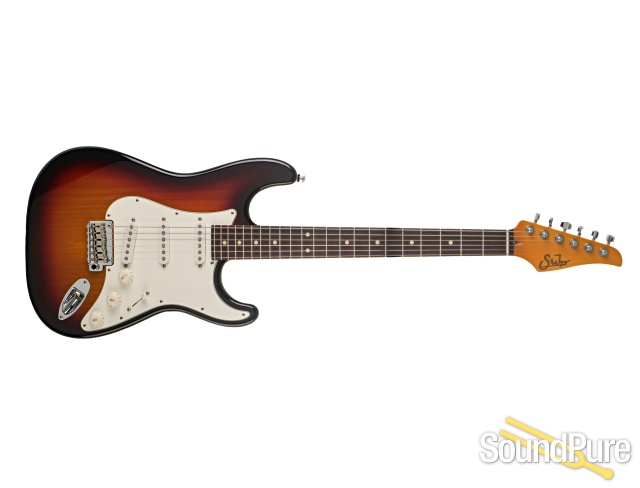 Suhr Classic S 3-Tone Burst Electric Guitar #68884 - Used — image 4