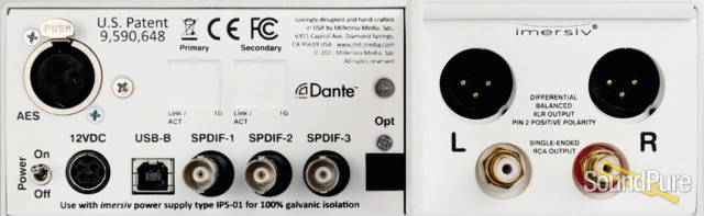 Imersiv D-1 Stereo Multi-path DAC Black — image 2