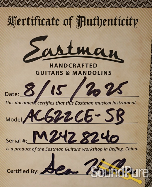 Eastman AC622CE-SB Guitar #M2428240 — image 5