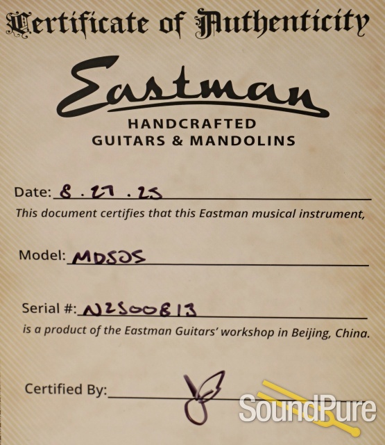 Eastman MD505 Mandolin #N2500813 — image 5