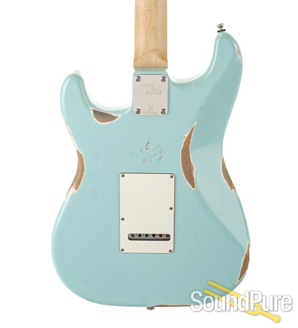 Tuttle Custom Classic S Daphne Blue Nitro Guitar #947 — image 6