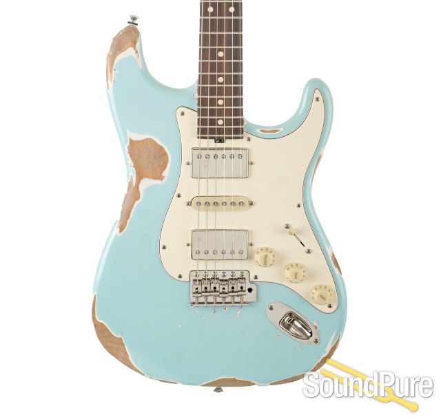 Tuttle Custom Classic S Daphne Blue Nitro Guitar #947 — image 1
