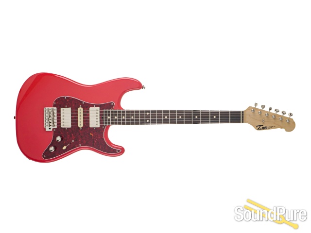Tuttle Classic Custom S Fiesta Red Nitro Guitar #949 — image 4
