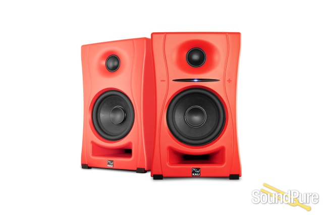 Kali Audio LP-UNF Ultra-Nearfield Studio Monitor Pair Red — image 2