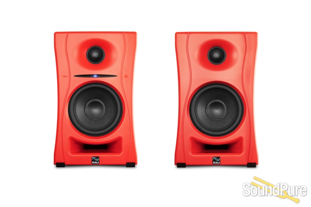 Kali Audio LP-UNF Ultra-Nearfield Studio Monitor Pair Red — image 1