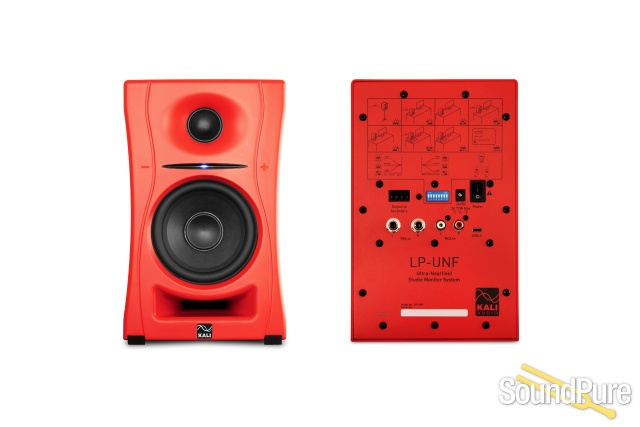 Kali Audio LP-UNF Ultra-Nearfield Studio Monitor Pair Red — image 6