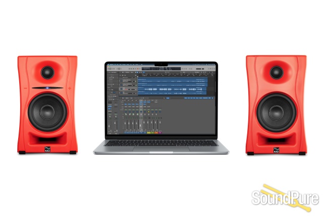 Kali Audio LP-UNF Ultra-Nearfield Studio Monitor Pair Red — image 11