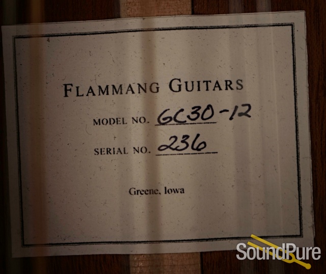 David Flammang GC30-12 Guitar #236 - Used — image 8