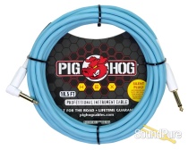 Pig Hog Hex Series Silent Cable 18.6 ft Daphne Blue RA