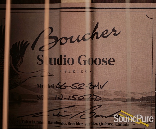 Boucher SG-52-BMV Guitar #IN-1507-D — image 8