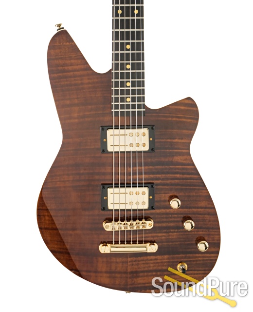 Reverend Descent RA 10th Ann. Guitar Violin Brown #68805