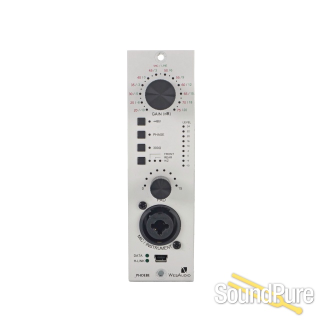 WesAudio _PHOEBE Class A Mic Preamp w/ Digital Recall - Used — image 1
