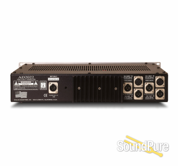 Avalon AD-2022 Dual Mono Microphone Preamplifier | Soundpure.com