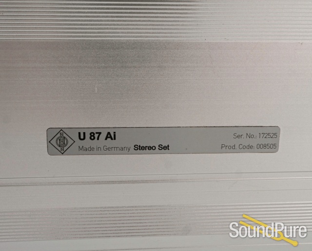 Neumann U87 Ai Matched Stereo Set - Used — image 2