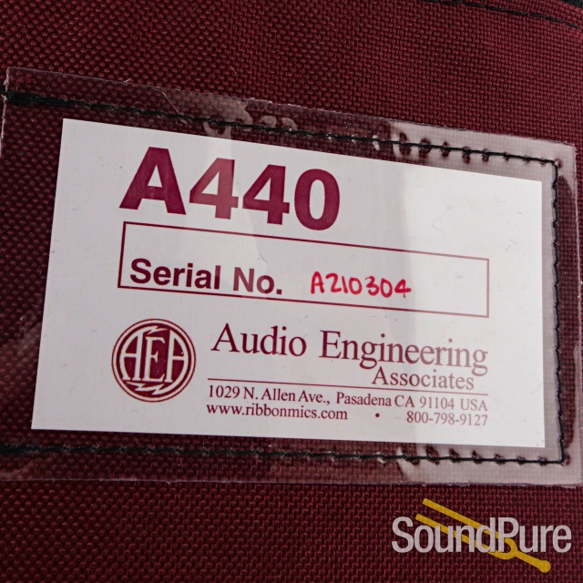 AEA A440 Phantom powered Ribbon Microphone - Used — image 2