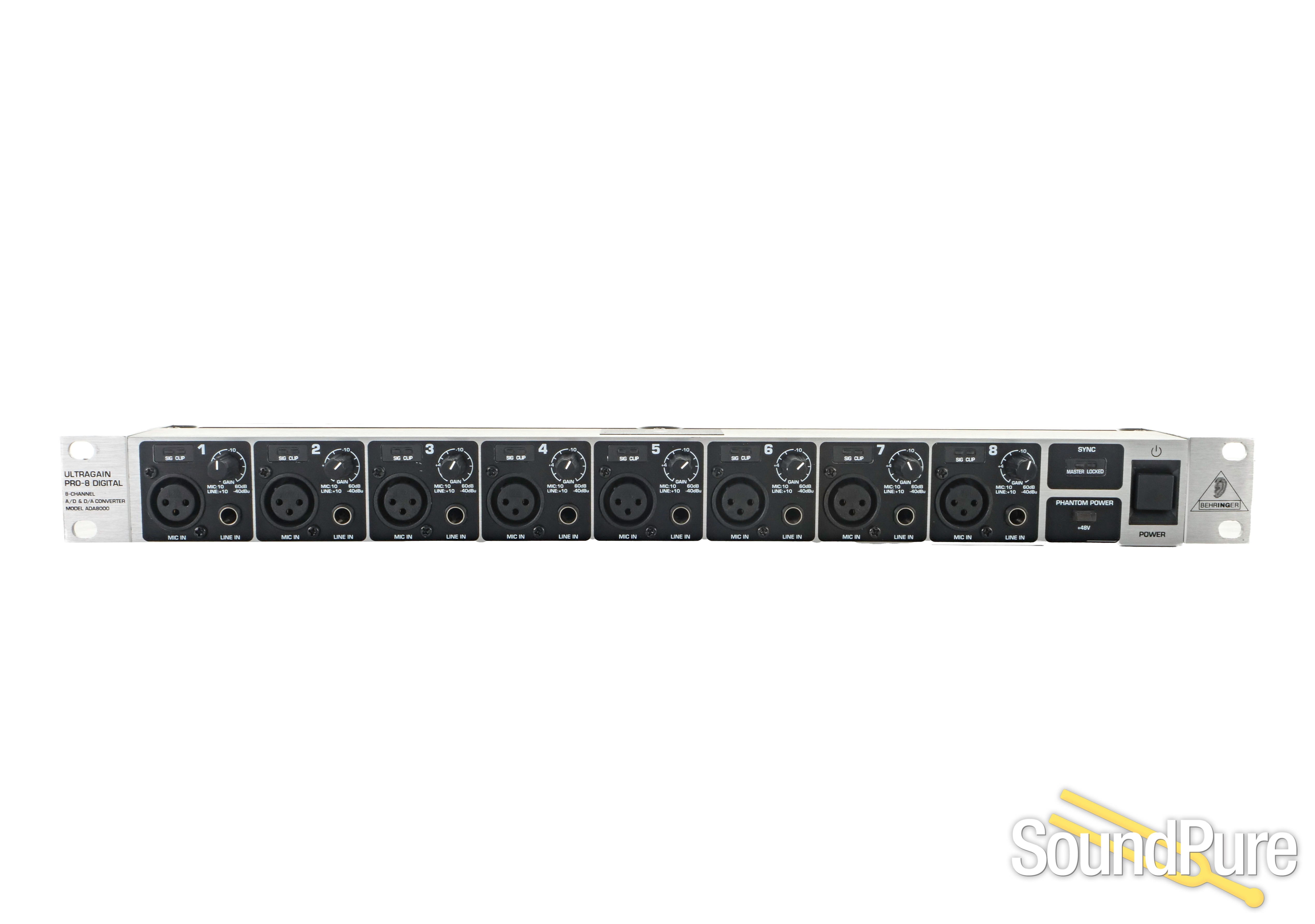 Behringer ADA8000 AD/DA with Black Lion Premium Mod - Used