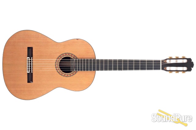 Christopher Berkov Cedar/Rosewood Nylon String Guitar - Used — image 7