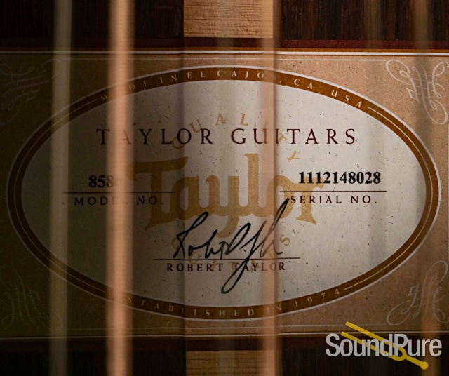 Taylor 858e 12-String Acoustic Guitar #1112148028 - Used — image 2
