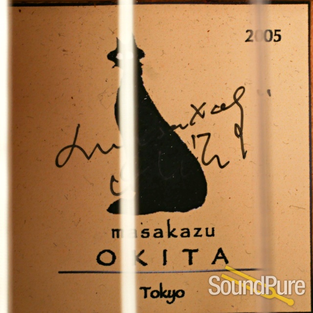 Masakazu Okita Crossover Nylon Acoustic Guitar - Used — image 2