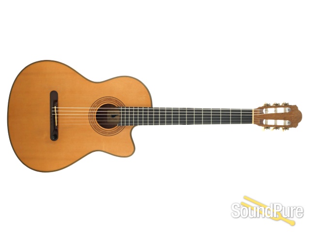 Masakazu Okita Crossover Nylon Acoustic Guitar - Used — image 4
