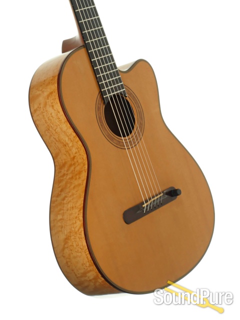 Masakazu Okita Crossover Nylon Acoustic Guitar - Used — image 5