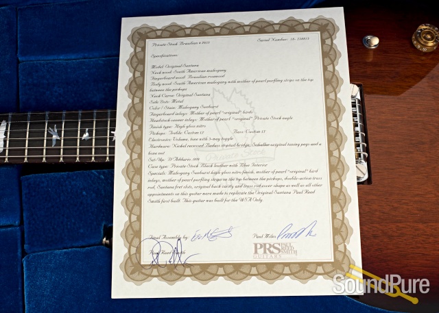 PRS Private Stock Original Santana #18-258813 - Used — image 6