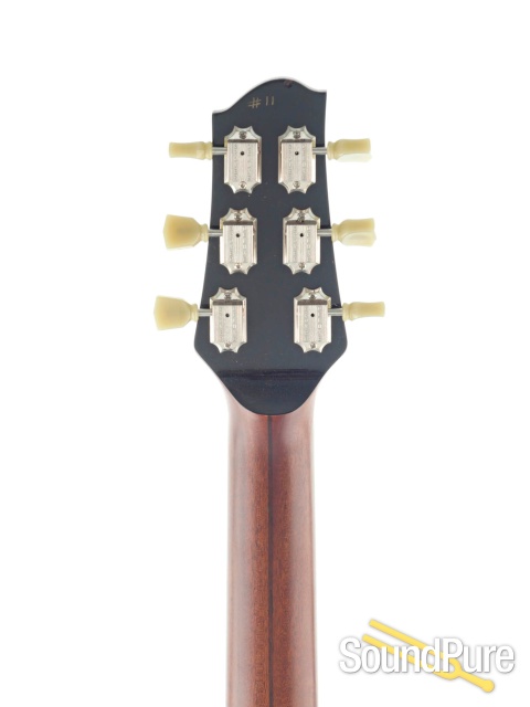 Tuttle Carve Top Standard 2.0 Trans Blue Guitar #11 - Used — image 4