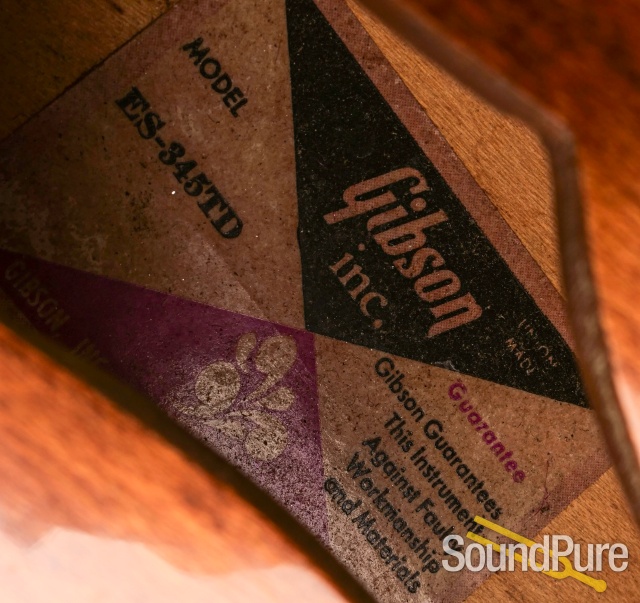 1970's Gibson ES-345 Walnut #174303 - Used — image 3