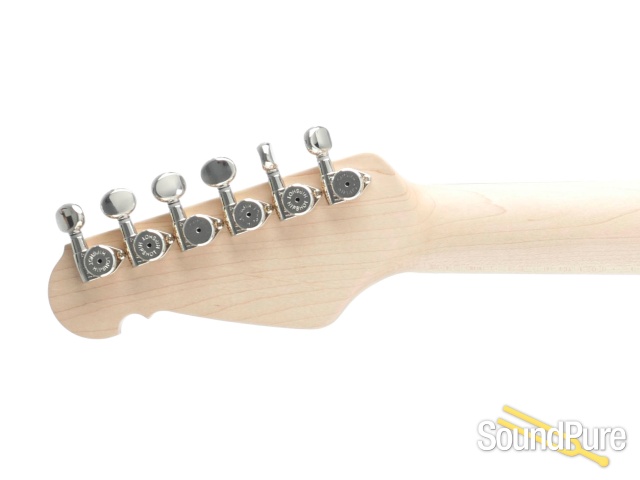 Tuttle Tuned S Star Lime Racing Stripe Guitar #719 - Used — image 3