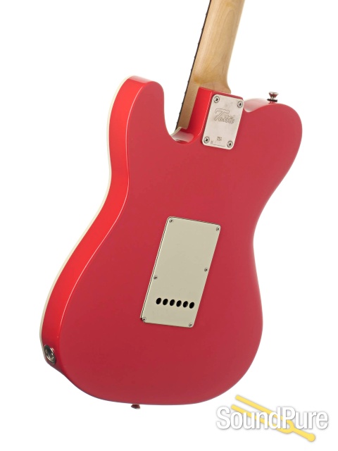 Tuttle Tuned ST Bound Fiesta Red Electric Guitar #513 - Used — image 3