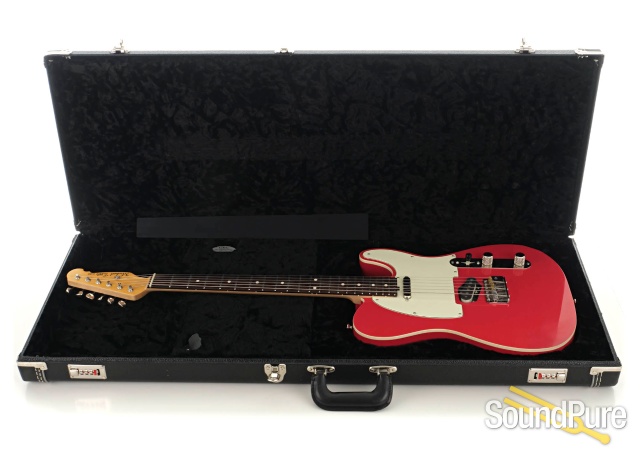 Tuttle Tuned ST Bound Fiesta Red Electric Guitar #513 - Used — image 4