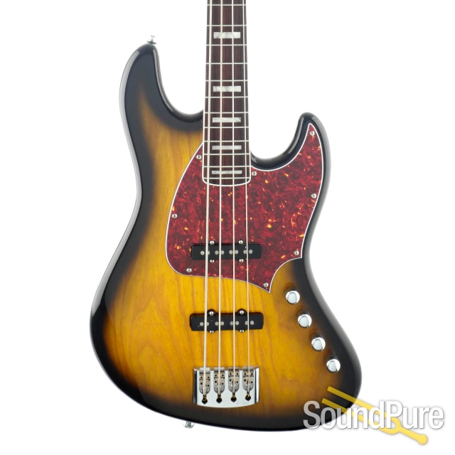DeGier BeBop4 2-Tone Sunburst Electric Bass #91 - Used — image 1